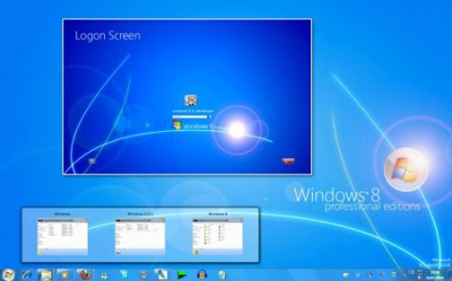 “Khoác áo” Windows 8 lên hệ điều hành Windows XP, Công nghệ thông tin, Windows 8, he dieu hanh Windows 8, ra mat Windows 8, Windows XP, he dieu hanh Windows XP, phan mem Eight Remix Xp, phan mem mien phi, Eight Remix Xp