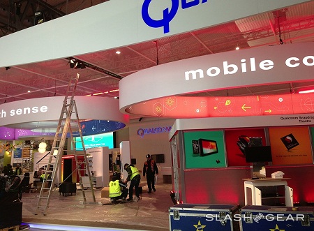 Khu vực tiếp tân ở MWC 2013