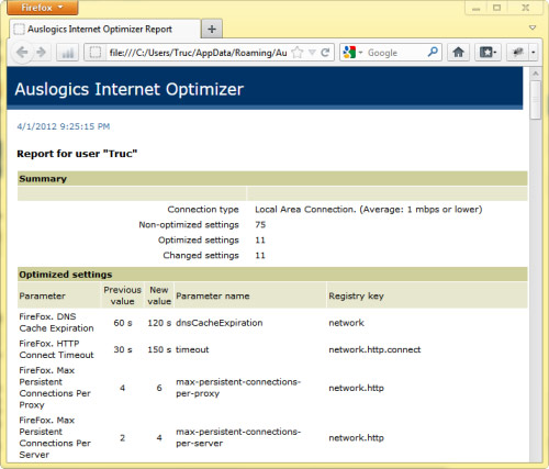 Tăng tốc Internet cực nhanh và hiệu quả, Công nghệ thông tin, Tang toc Internet, Internet, tang toc Internet cuc nhanh, Auslogic Internet Optimizer, Manual Optimize, thiet bi mang,